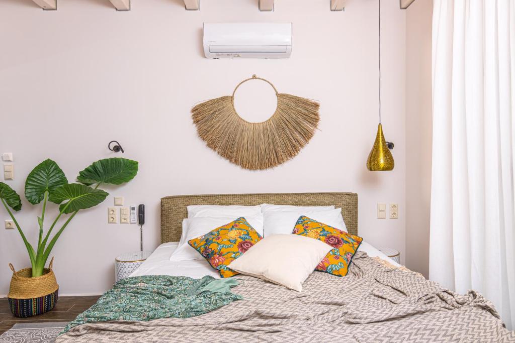 Postel nebo postele na pokoji v ubytování Maregold Mykonos Micro-Boutique Suites, Adults Only