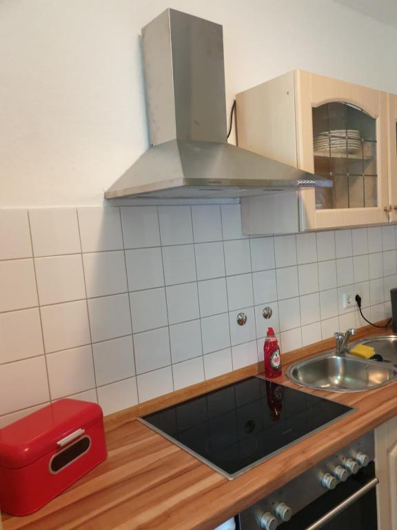 Kuchyň nebo kuchyňský kout v ubytování Riposo