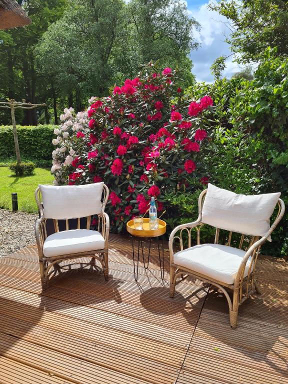 Zahrada ubytování B&B Onderderietenkap