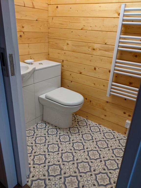 Koupelna v ubytování Foxhill Lodges