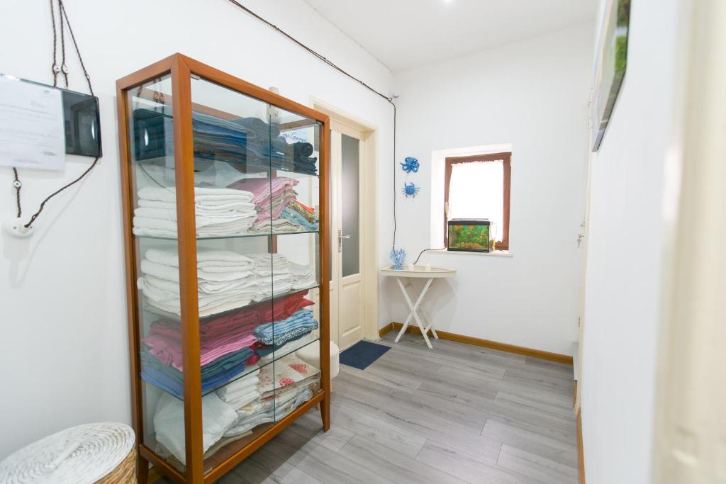TV a/nebo společenská místnost v ubytování Casa Giulia