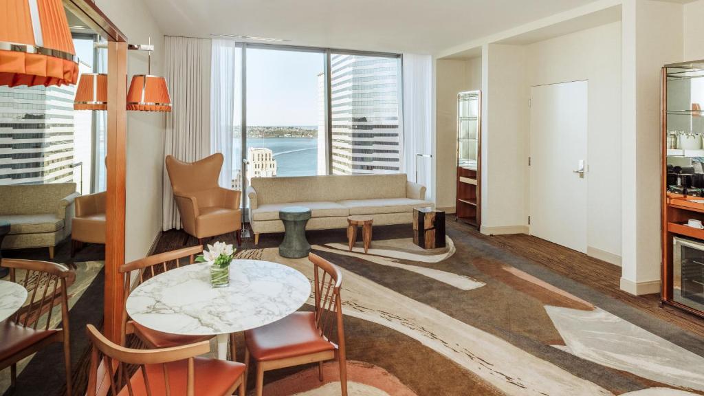 Posezení v ubytování Lotte Hotel Seattle