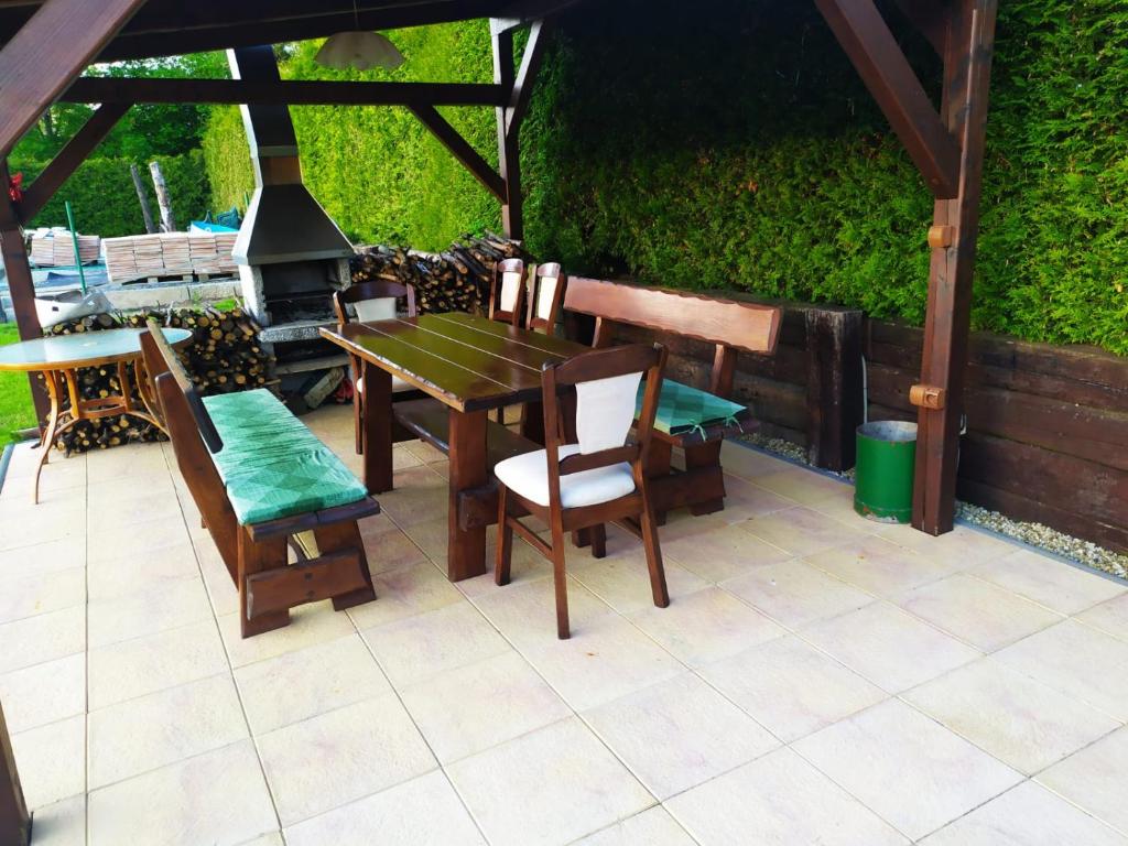 Część wypoczynkowa w obiekcie Apartmány Okoun