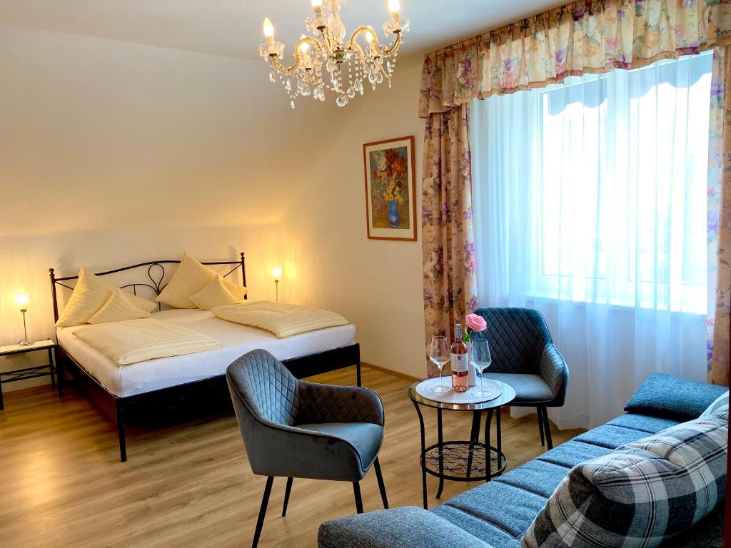 Voodi või voodid majutusasutuse Hotel Nikolasch toas