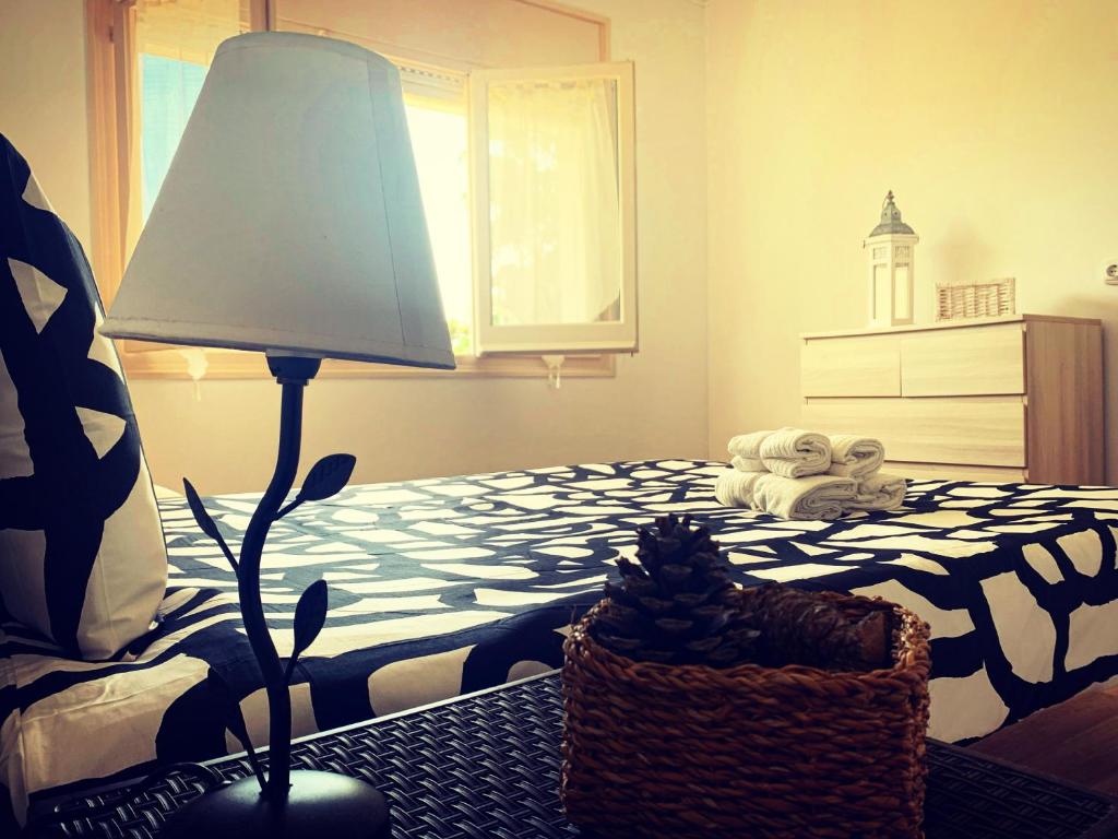 Postel nebo postele na pokoji v ubytování Villa Mas Blau