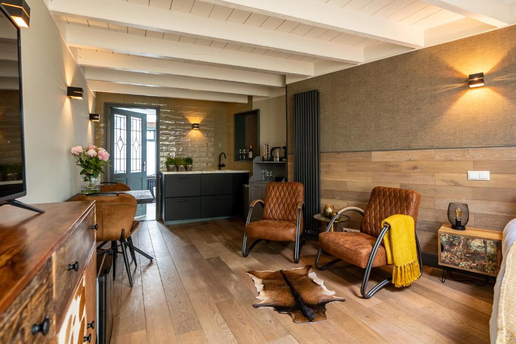 Posezení v ubytování Guesthouse Het Gouden Eiland