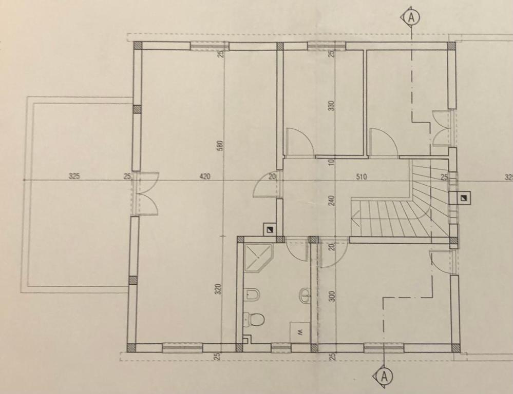 Půdorys ubytování Apartman Sternak