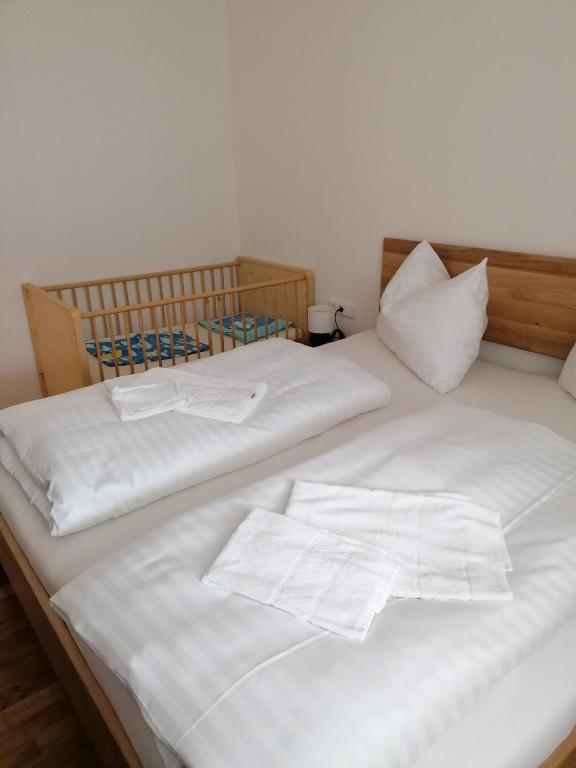 Posteľ alebo postele v izbe v ubytovaní Appartement Franz Josef