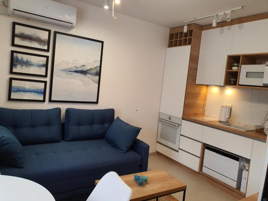 Kuchyň nebo kuchyňský kout v ubytování Andjelka A26 Silver lake, Srebrno jezero, Veliko Gradiste