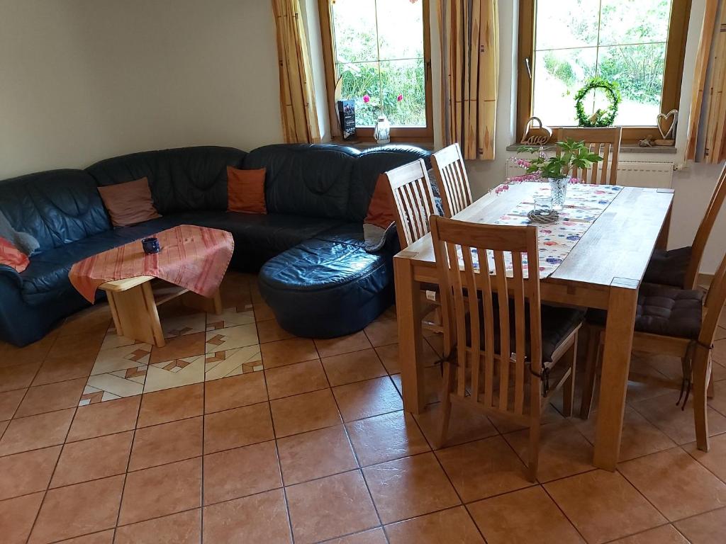 Posezení v ubytování Haus Sonnenschein