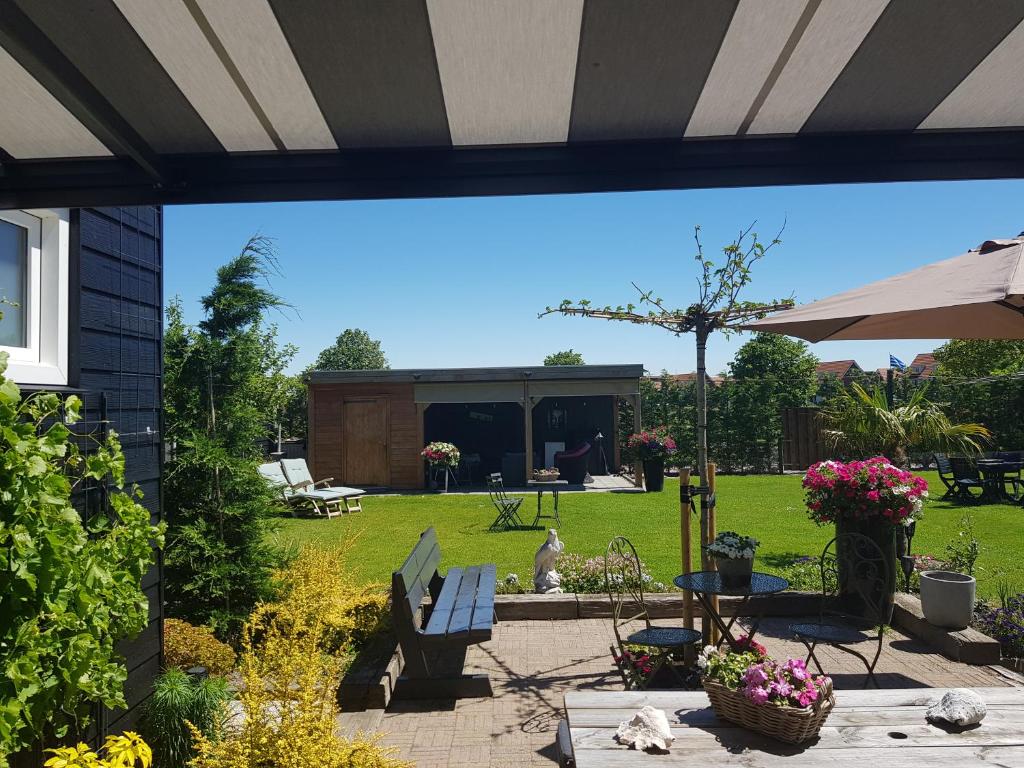 Zahrada ubytování B&B WELKOM Zierikzee