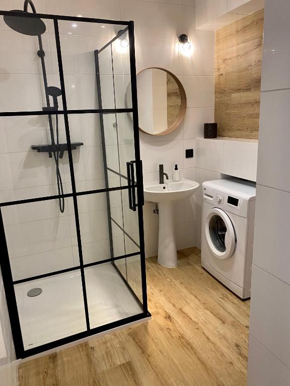 Kúpeľňa v ubytovaní Apartament Batory