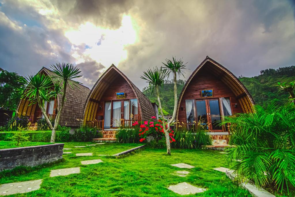 Zahrada ubytování Pondok Bali Cottage