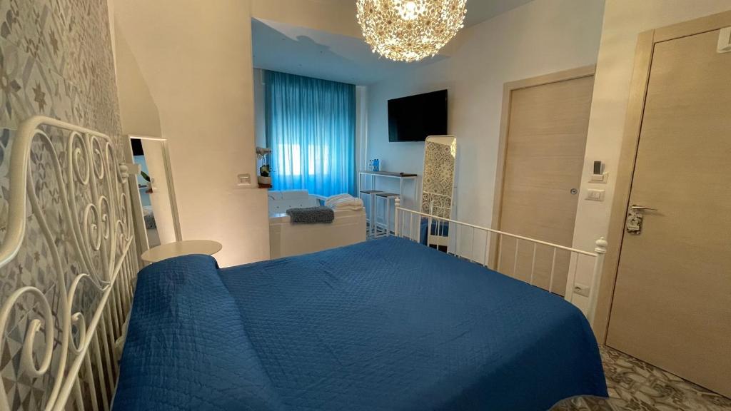 Postel nebo postele na pokoji v ubytování Sa Vivenda Suite