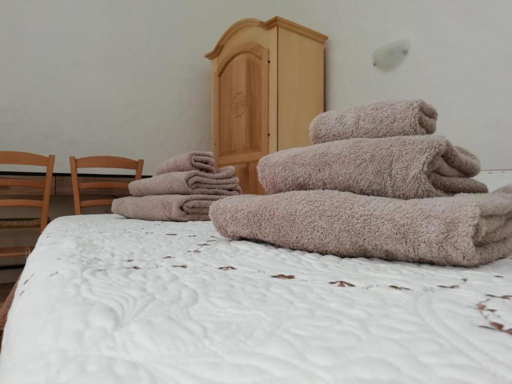 Postel nebo postele na pokoji v ubytování Beni Benìus