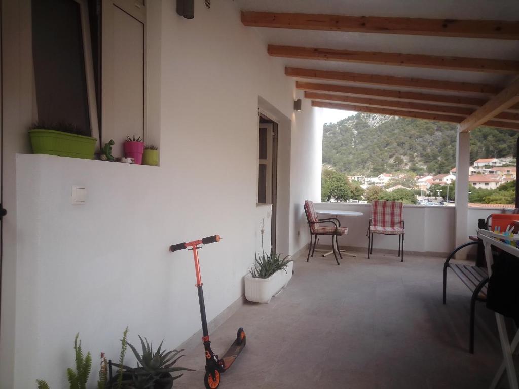 Balkón nebo terasa v ubytování Apartments Haracic