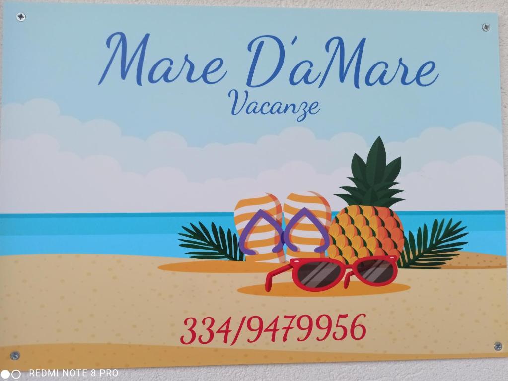 Certifikát, hodnocení, plakát nebo jiný dokument vystavený v ubytování Mare D'amare