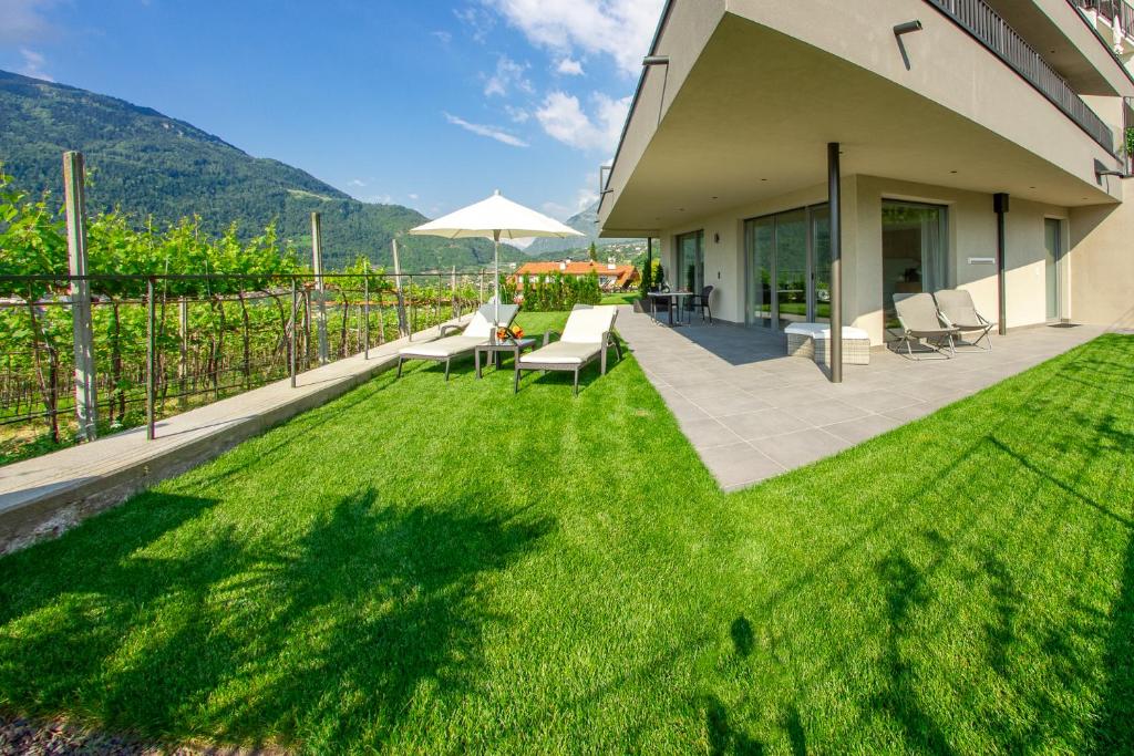 Widok na góry z tego aparthotelu