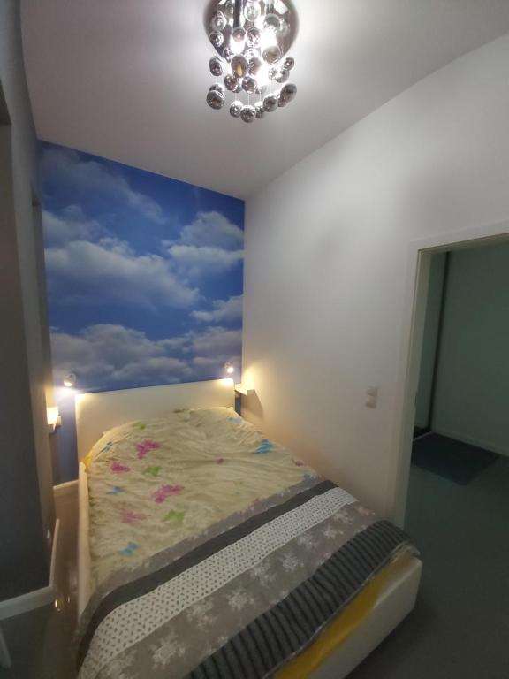 Posteľ alebo postele v izbe v ubytovaní Apartament 2 SUPER VIP Królewiecka centrum