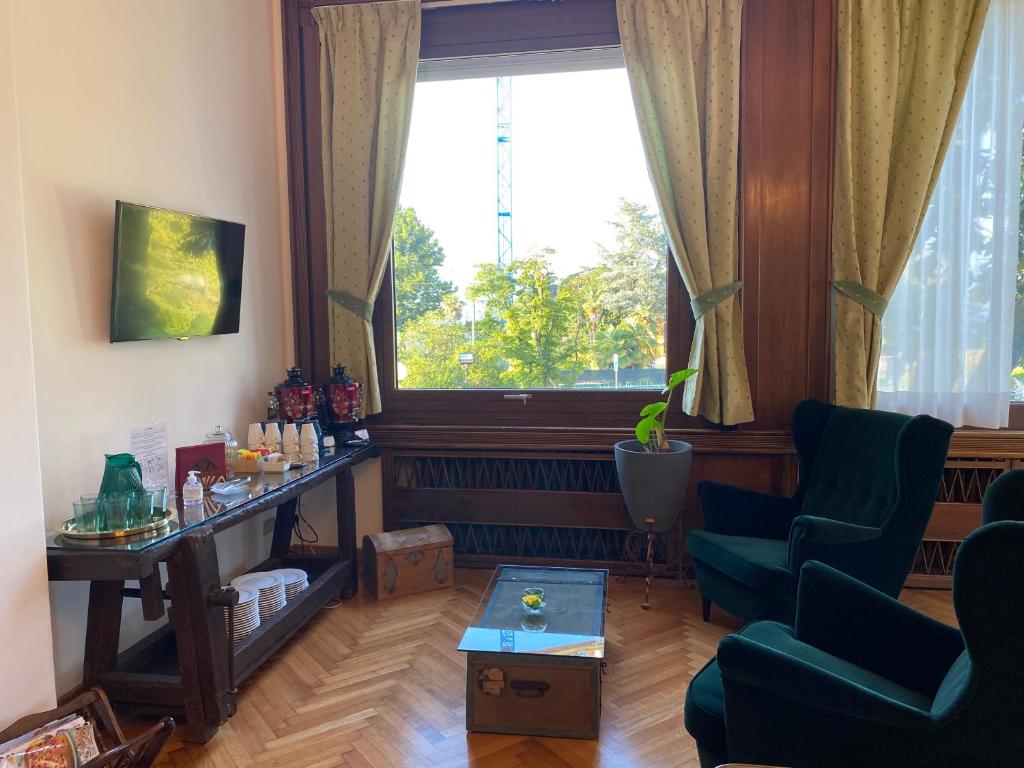 Posezení v ubytování Hotel La Fontana