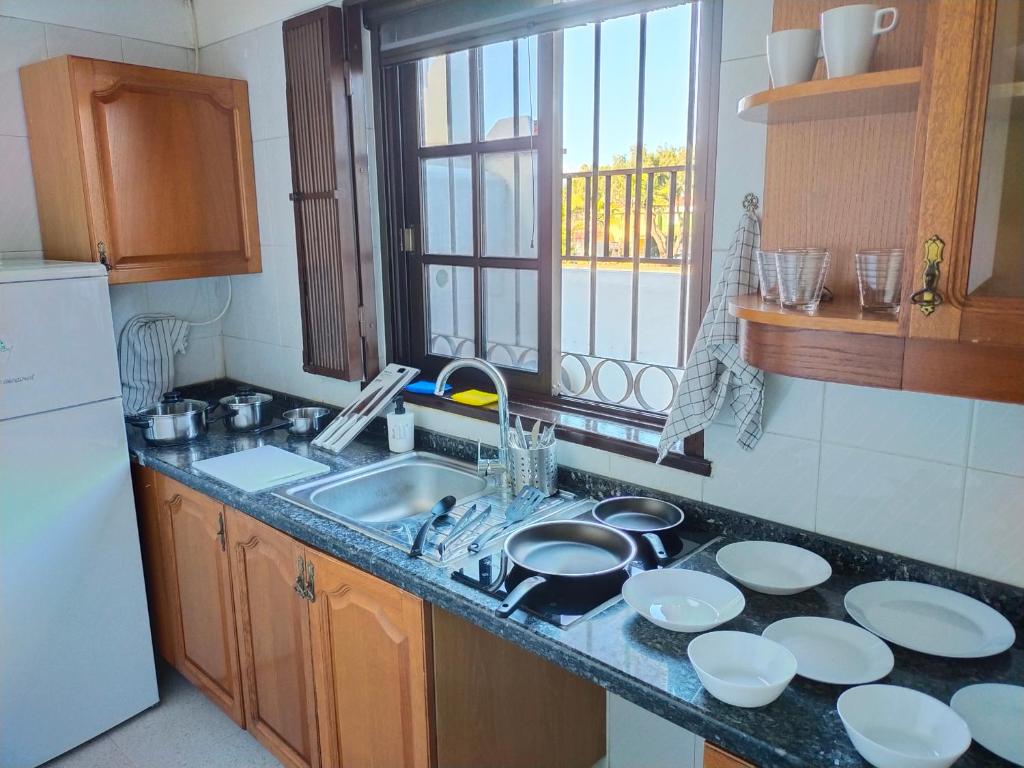 A kitchen or kitchenette at va de Loft