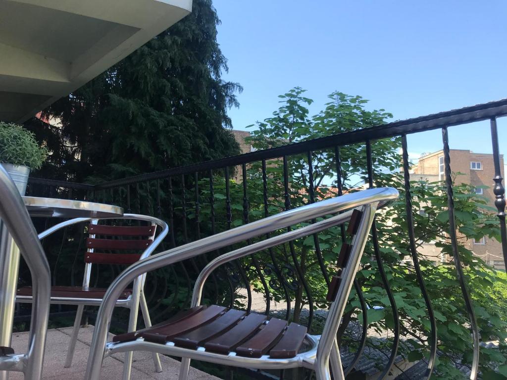 Balkon lub taras w obiekcie Margaréta Apartman