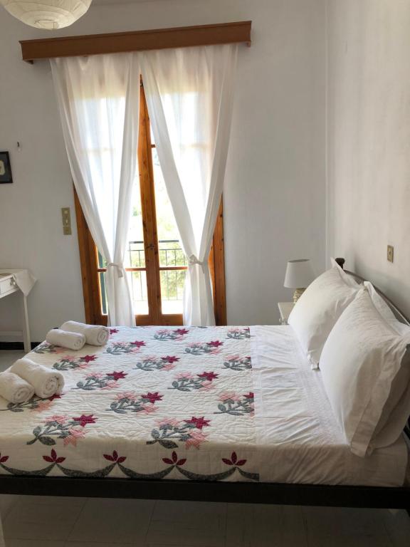 Postel nebo postele na pokoji v ubytování Apelati