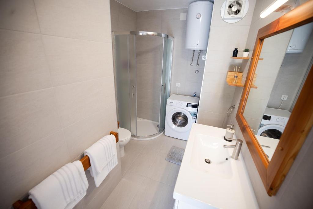 Kúpeľňa v ubytovaní Girica Apartments