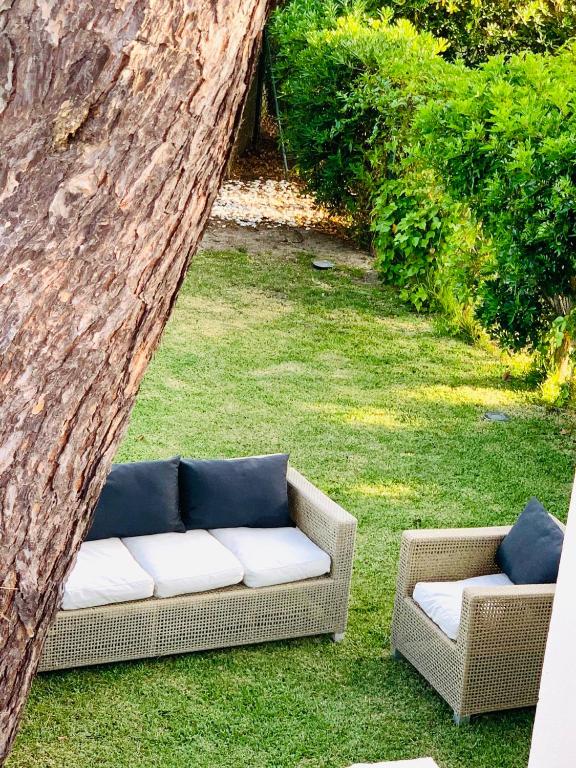 Zahrada ubytování GOLF & BEACH VILLA