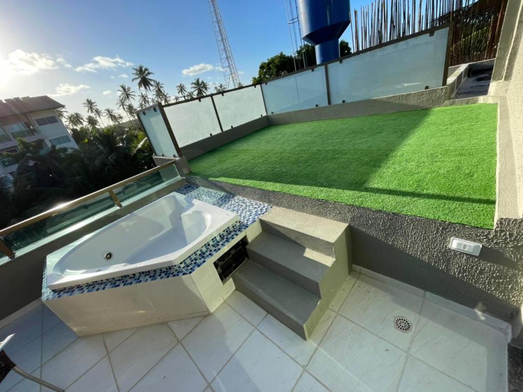 Flat 2 andares com jacuzzi.