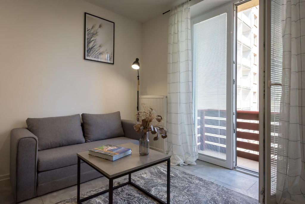 Posezení v ubytování Symple apartments