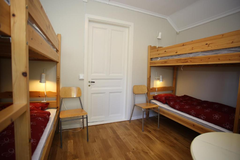 Postel nebo postele na pokoji v ubytování Semesterhemmet Sommarro