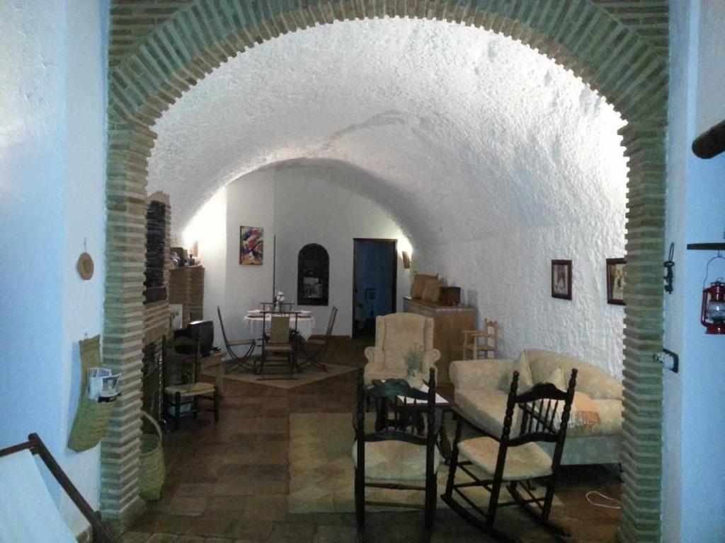 Zona de estar de Hábitat Troglodita Almagruz