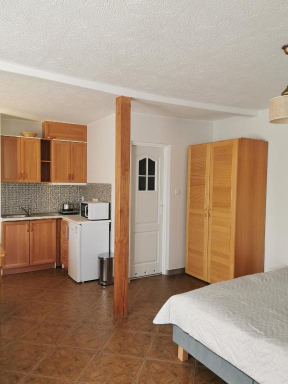 Kuchyňa alebo kuchynka v ubytovaní Apartament Ogrodowa
