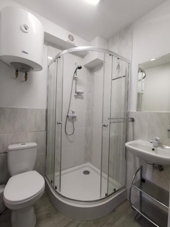 Kúpeľňa v ubytovaní Apartament Ogrodowa