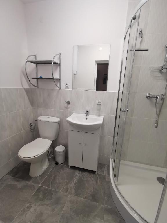 Kúpeľňa v ubytovaní Apartament Ogrodowa