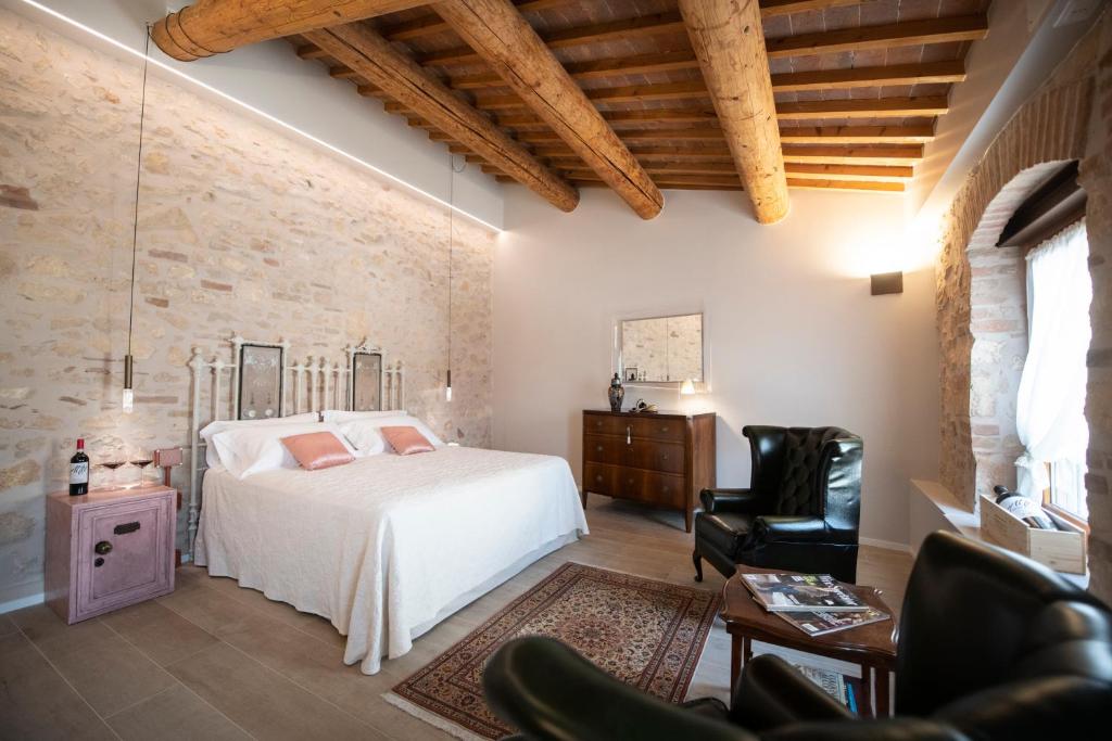 Postel nebo postele na pokoji v ubytování Magari Estates Boutique Hotel