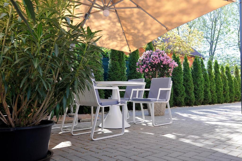 Vonkajšia záhrada v ubytovaní Silver Beach Apartments
