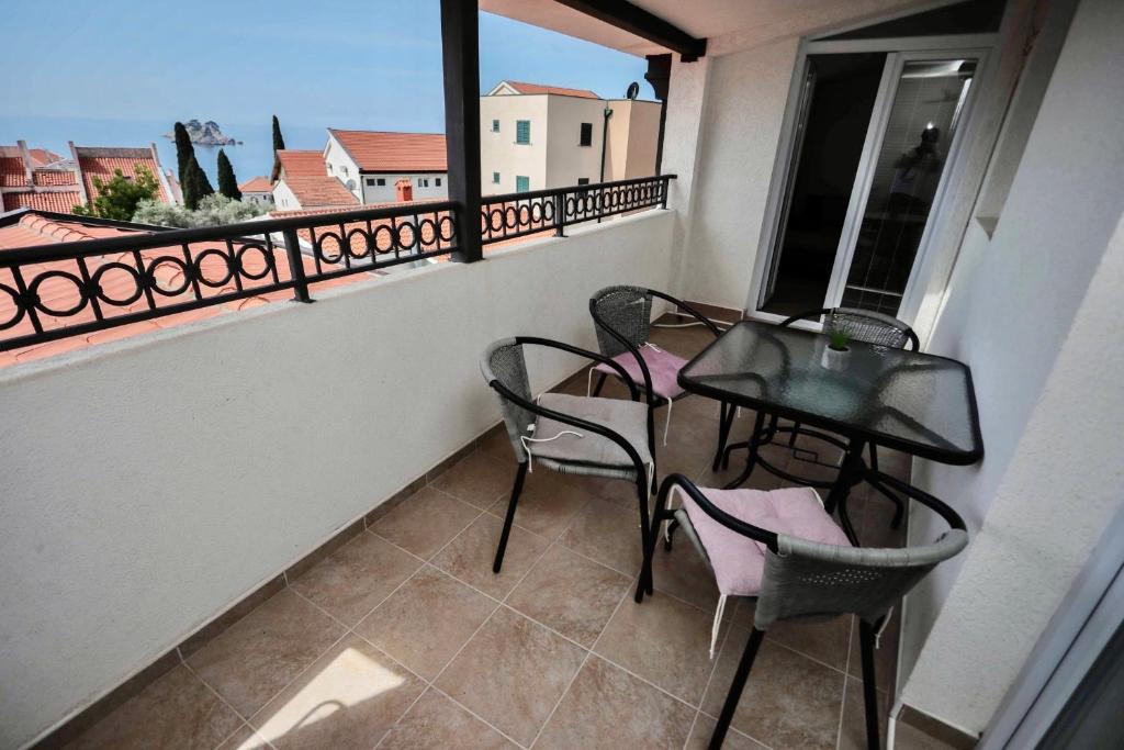 Balkón nebo terasa v ubytování Guest House Maslina
