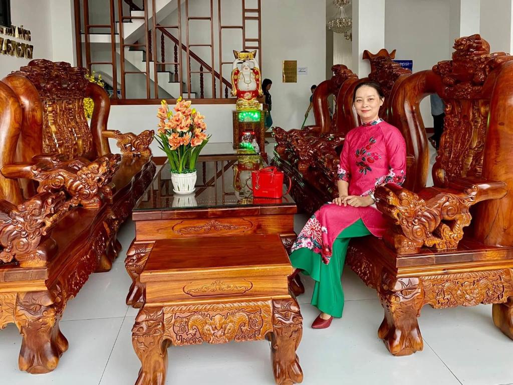 Posezení v ubytování HOTEL ĐĂNG KHOA 2 NÚI SAM