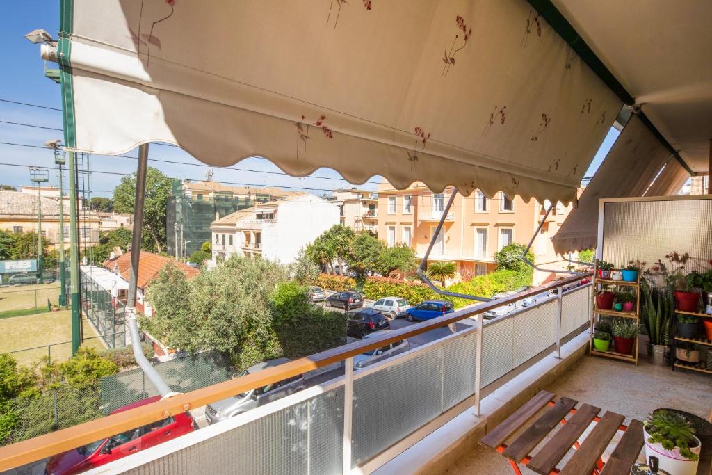 Balkon lub taras w obiekcie Bijoux Maison by CorfuEscapes