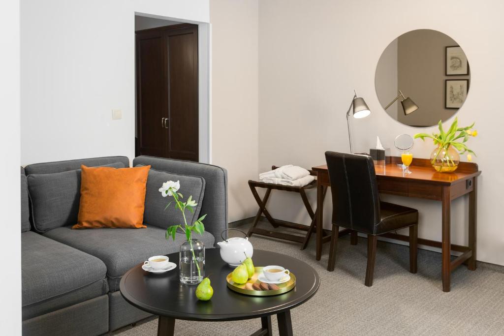 Posezení v ubytování Boutique Hotel Bristol