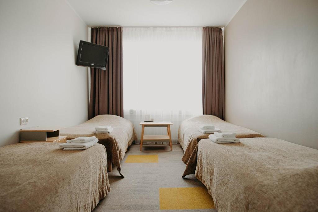 Postel nebo postele na pokoji v ubytování Hostel Tartu