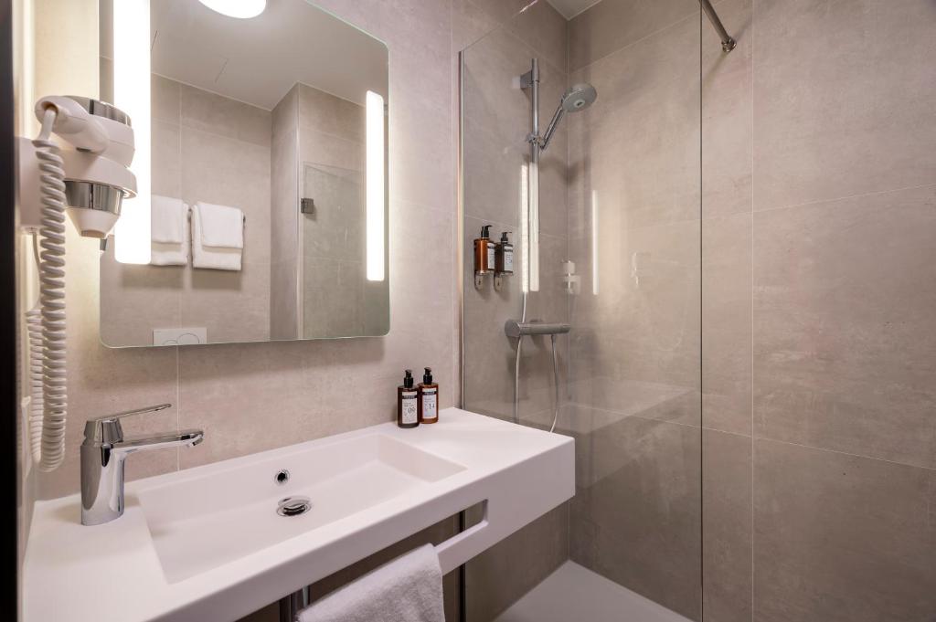 Koupelna v ubytování B&B HOTEL Gent Centrum