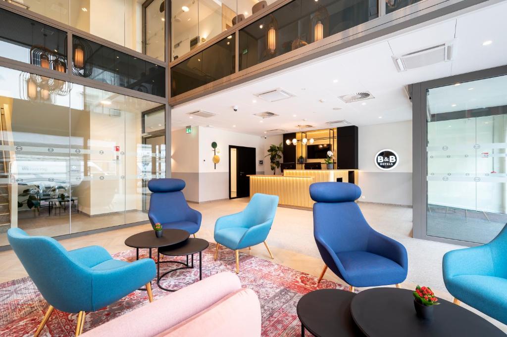 Posezení v ubytování B&B HOTEL Gent Centrum