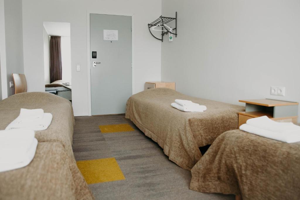 Postel nebo postele na pokoji v ubytování Hostel Tartu