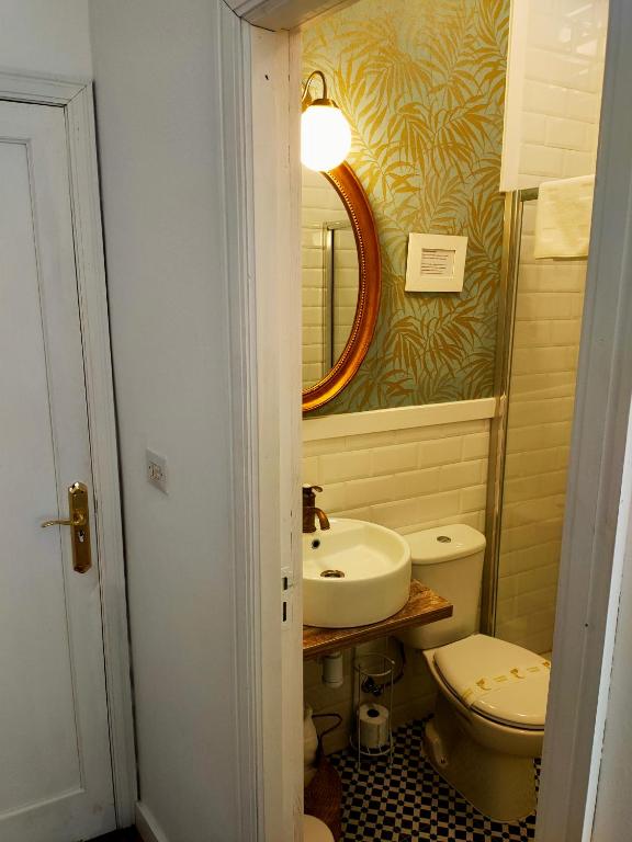 Kúpeľňa v ubytovaní Casa castro