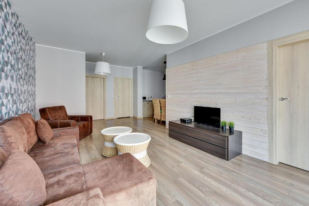 Grand Apartments - Davos Apartment Gdańsk Szafarnia River View - One-Bedroom Apartment