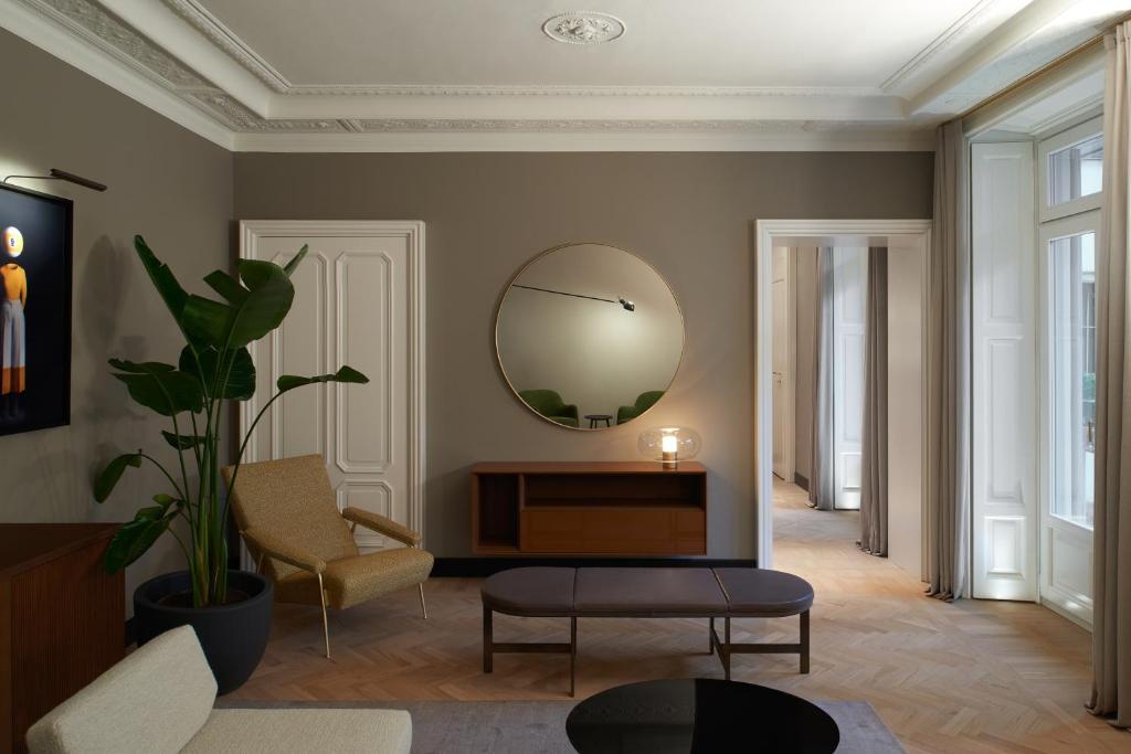 Posezení v ubytování Amabilia Suites