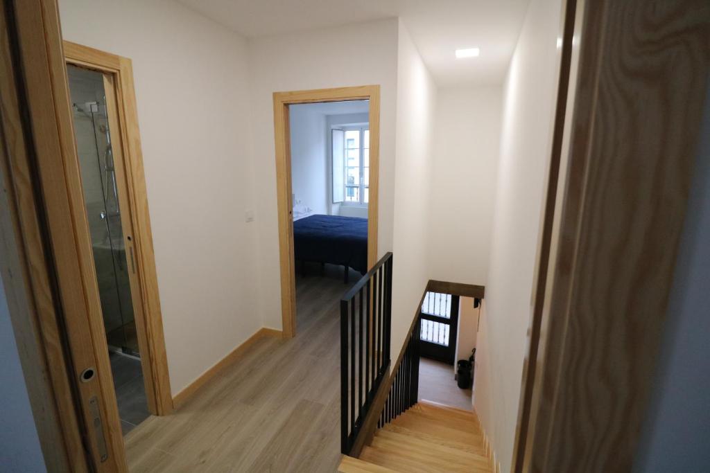 Postel nebo postele na pokoji v ubytování Buen Camino Melide